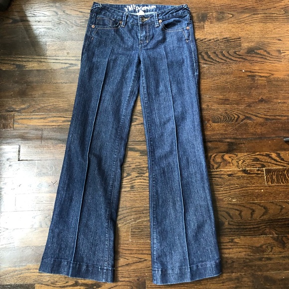 Sparkly Y2K Low Rise Flare Jeans - Picture 1 of 4